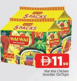 Al Madina WAI WAi Noodles offer