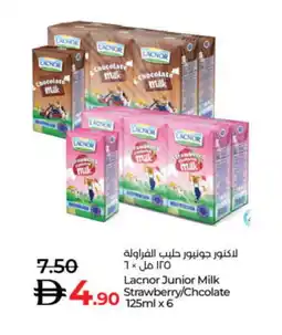 Lulu Hypermarket LACNOR Flavoured Milk offer