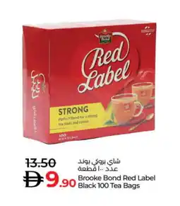 Lulu Hypermarket RED LABEL Tea Bags offer