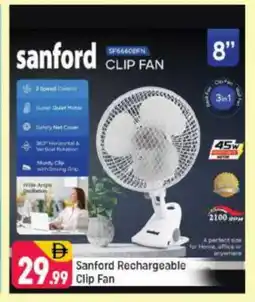 Shaklan SANFORD Fan offer