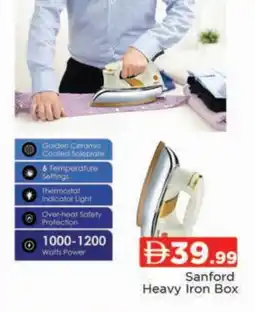 Al Madina SANFORD Ironbox offer