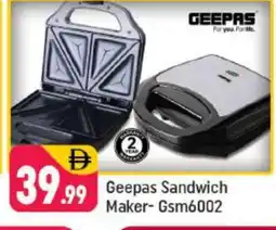 Shaklan GEEPAS Sandwich Maker offer