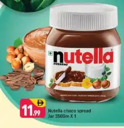 Shaklan NUTELLA Chocolate Spread offer