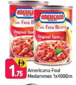 Shaklan AMERICANA Fava Beans offer