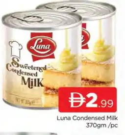 Al Madina LUNA Condensed Milk offer