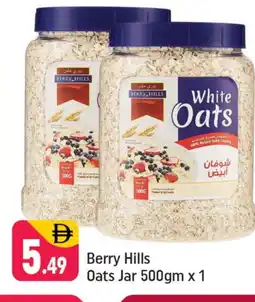 Shaklan BERRY HILLS Oats offer