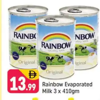 Shaklan RAINBOW Evaporated Milk offer