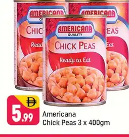 Shaklan AMERICANA Chick Peas offer