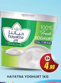 Al Madina HAYATNA Yoghurt offer