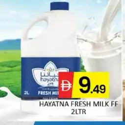 Al Madina HAYATNA Fresh Milk offer