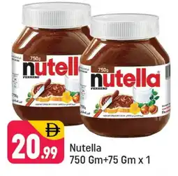 Shaklan NUTELLA Chocolate Spread offer