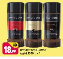 Shaklan DAVIDOFF Coffee offer