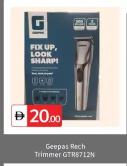 Talal Market GEEPAS Remover / Trimmer / Shaver offer