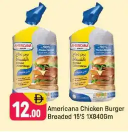 Shaklan AMERICANA Chicken Burger offer