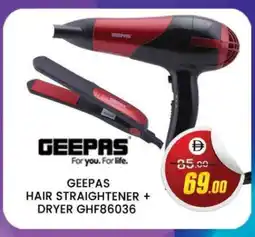 Al Madina GEEPAS Hair Appliances offer