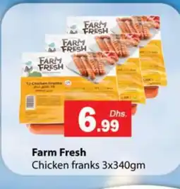 Gulf Hypermarket FARM FRESH Chicken Franks offer