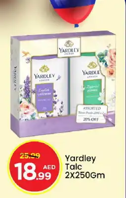 Mark & Save YARDLEY Talcum Powder offer