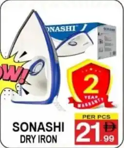 Gift Point Sonashi dry iron offer