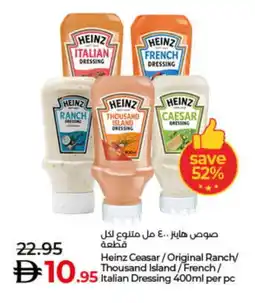 Lulu Hypermarket HEINZ Dressing offer