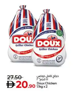 Lulu Hypermarket DOUX Frozen Whole Chicken offer