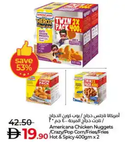 Lulu Hypermarket AMERICANA Chicken Nuggets offer