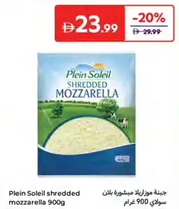 Carrefour Plein Soleil shredded mozzarella offer