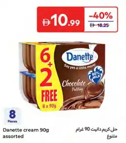 Carrefour Danette cream assorted offer