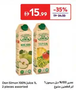 Carrefour Don Simon 100% juice offer