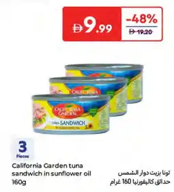 Carrefour California Garden tuna sandwich in sunflower oil offer