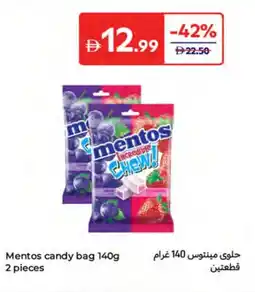 Carrefour Mentos candy bag offer