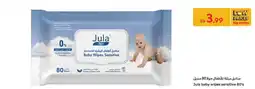 Carrefour Jula baby wipes sensitive 80's offer
