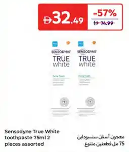 Carrefour Sensodyne True White toothpaste offer