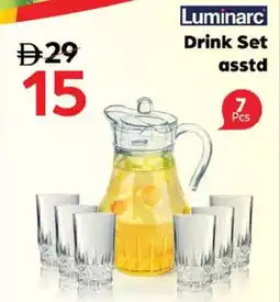 Nesto Luminarc Drink Set asstd offer