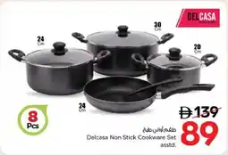 Nesto Delcasa Non Stick Cookware Set asstd. offer