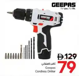 Nesto Geepas Cordless Driller offer