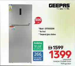 Nesto Geepas Double Door Refrigerator offer