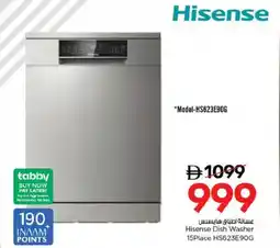 Nesto Hisense Dish Washer 15 Place HS623E90G offer