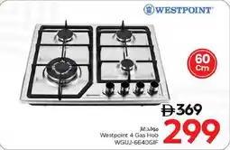 Nesto Westpoint 4 Gas Hob WGUJ-6640GIF offer
