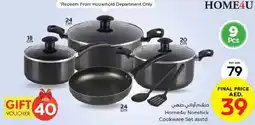 Nesto Home4u Nonstick Cookware Set asstd. offer