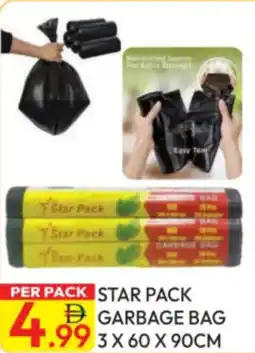 Dream Land Center Star Pack Garbage Bag offer