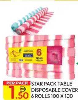 Dream Land Center Star pack table disposable cover offer