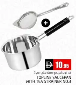Pasons Topline saucepan with tea strainer no.3 offer
