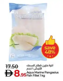 Lulu Hypermarket Aqua Marine Pangasius fish fillet offer