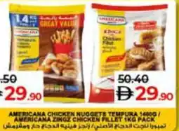 Lulu Hypermarket Americana chicken nuggets tempura / americana zingz chicken fillet offer