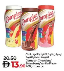Lulu Hypermarket Complan Chocolate/ Strawberry/Vanilla Flavor offer