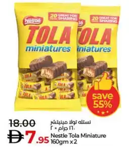 Lulu Hypermarket Nestle Tola Miniature offer