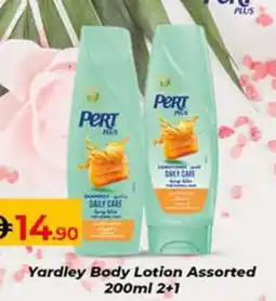 Lulu Hypermarket Yardley Body Lotion Assorted offer