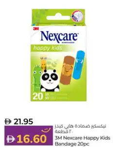 Lulu Hypermarket 3M Nexcare Happy Kids Bandage 20pc offer