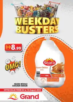 Grand Hyper Market SEARA Frozen Whole Chicken offer