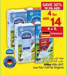 Viva Milba Milk UHT Low Fat Full Fat Original offer